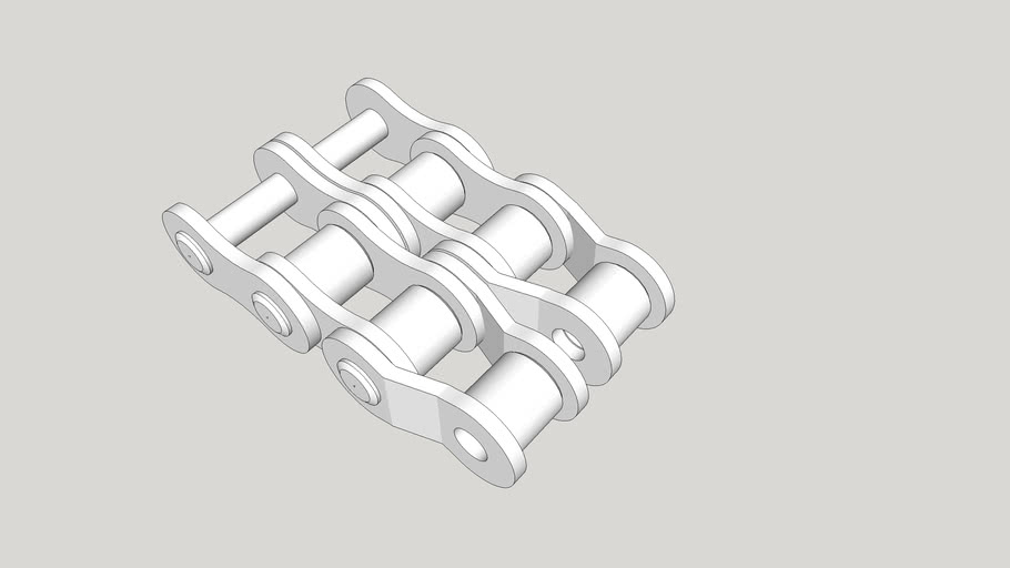 Chain DIN 8187 20B2 3D Warehouse