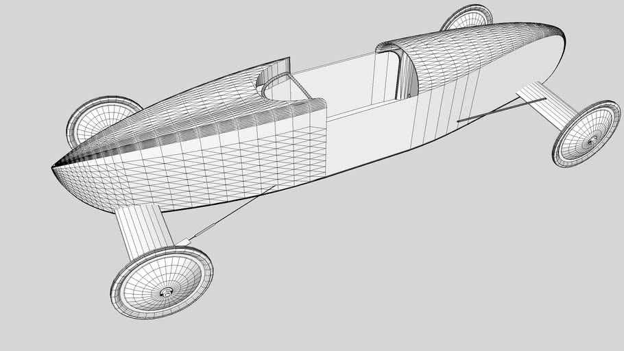 Soap Box Derby Racer SketchUp Template 3D Warehouse
