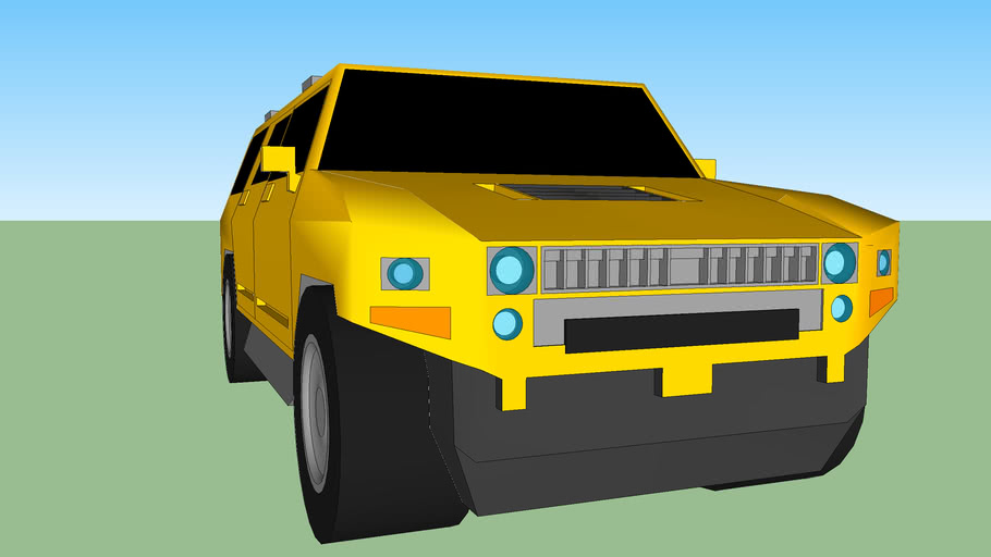 Hummer h2 3d model