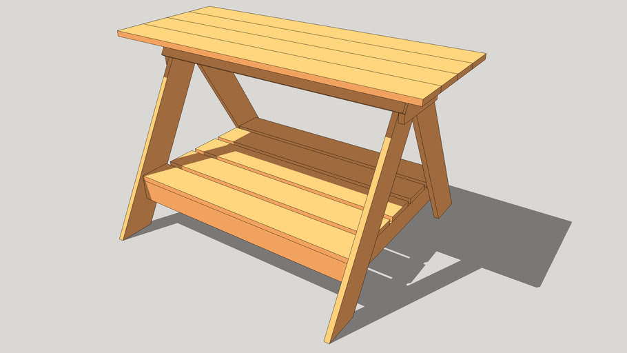 Outdoor Bench | 3D Warehouse