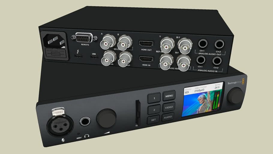 Blackmagic Design Ultrastudio 4K Mini 3D Warehouse