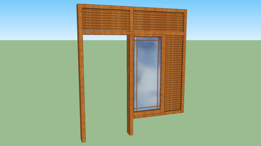 Pintu belakang = jendela | 3D Warehouse