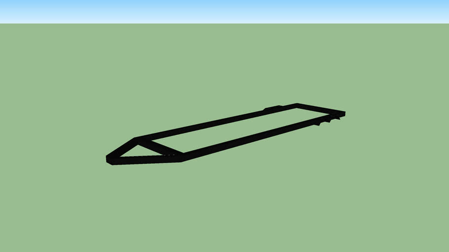 Mobile Rock Wall Trailer Frame 3D Warehouse