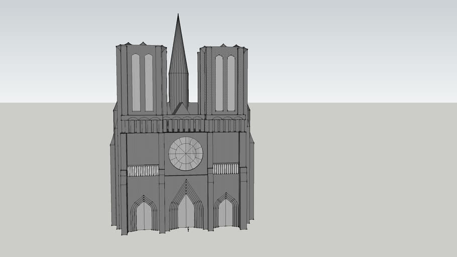 Notre Dame Cathedral | 3D Warehouse