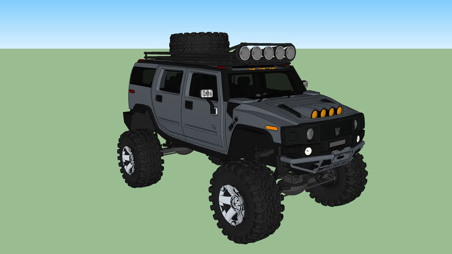 Hummer h2 3d model