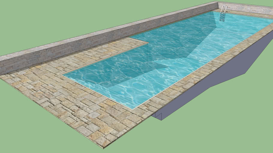 piscine 15x5m | 3D Warehouse