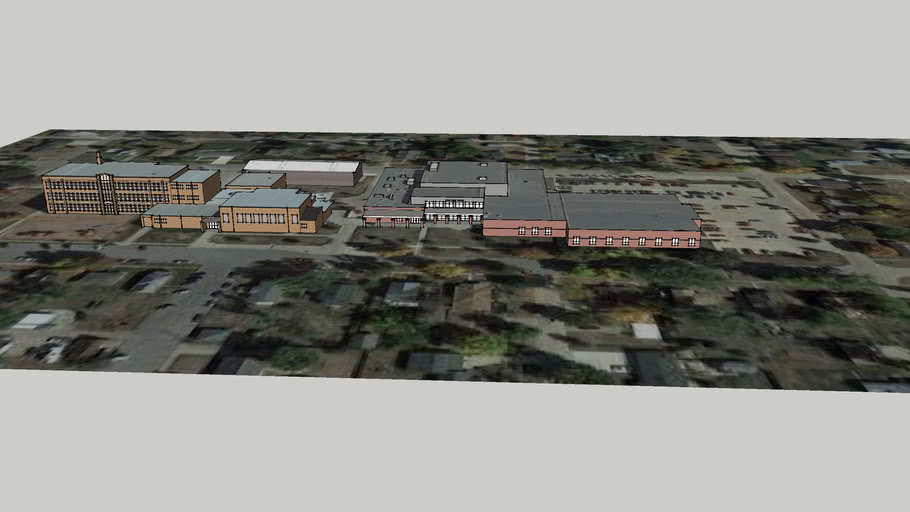 Mapleton Iowa Schools 3D Warehouse