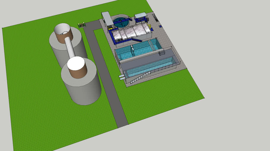 Wastewater Treatmentplant 3d Warehouse