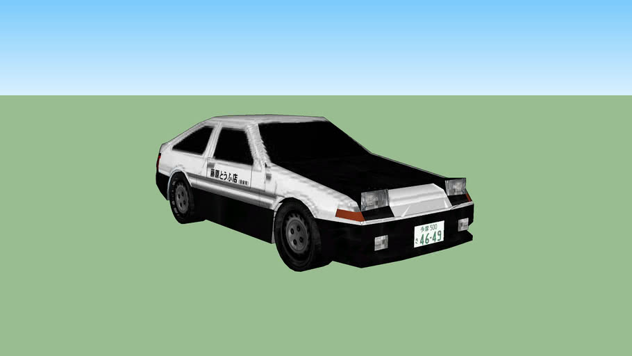 Initial D Toyota Ae86 3d Warehouse