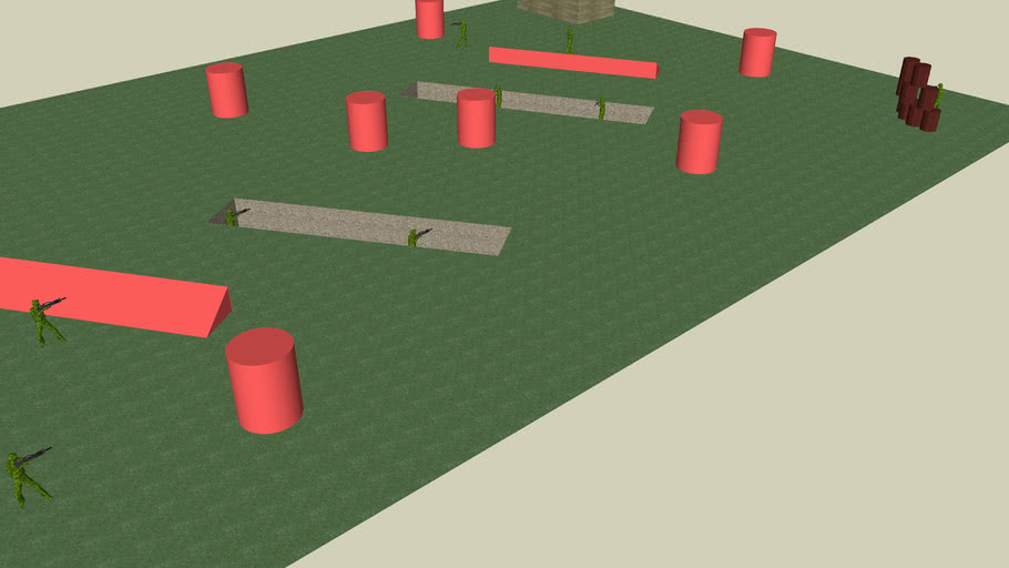 Paintball Field 3D Warehouse