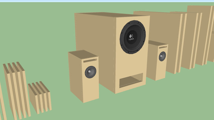 logitech z 2300 subwoofer