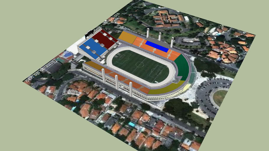 estadio municipal  de sao pablo mas conocido como pacaembu