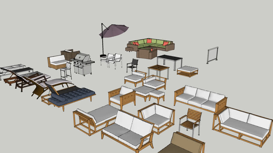 Outside Furniture 3D Warehouse