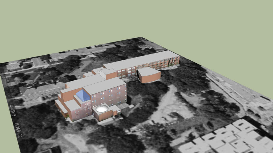 Hemenway Hall Framingham State College 3D Warehouse