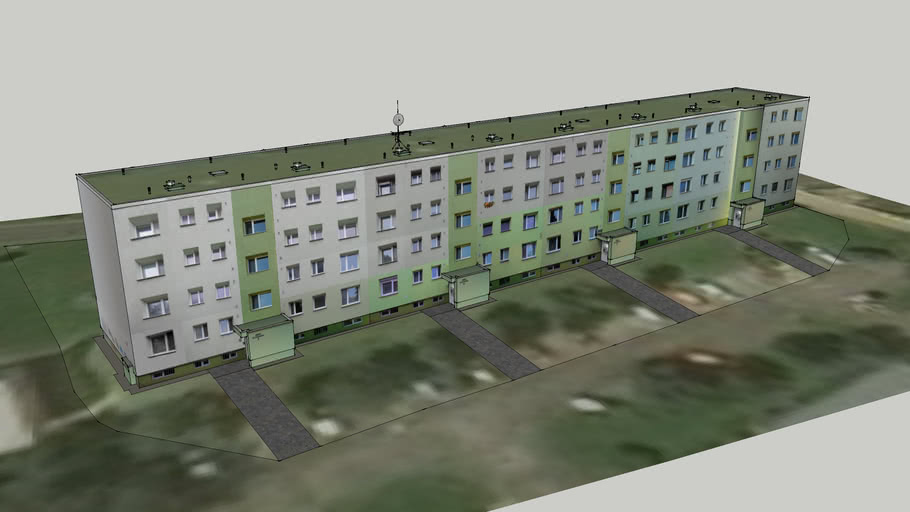 Panelovy dom (panelák) Beethovenova ul. | 3D Warehouse