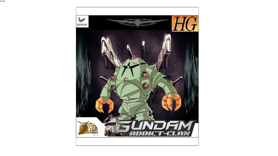 Gundam 2d Msm 10 Zock 3d Warehouse