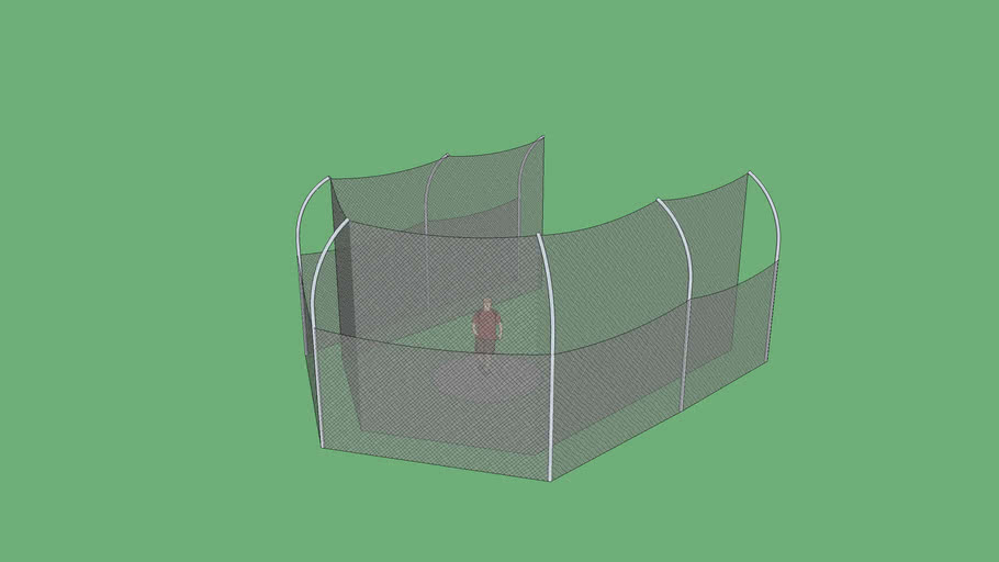 8020 Discus Throw Cage 3D Warehouse