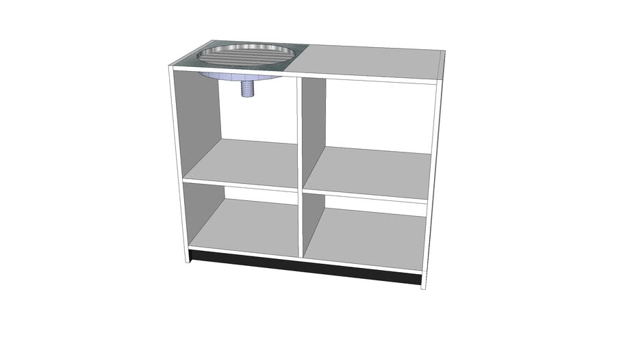 Gabinete para cocina en Blanco | 3D Warehouse