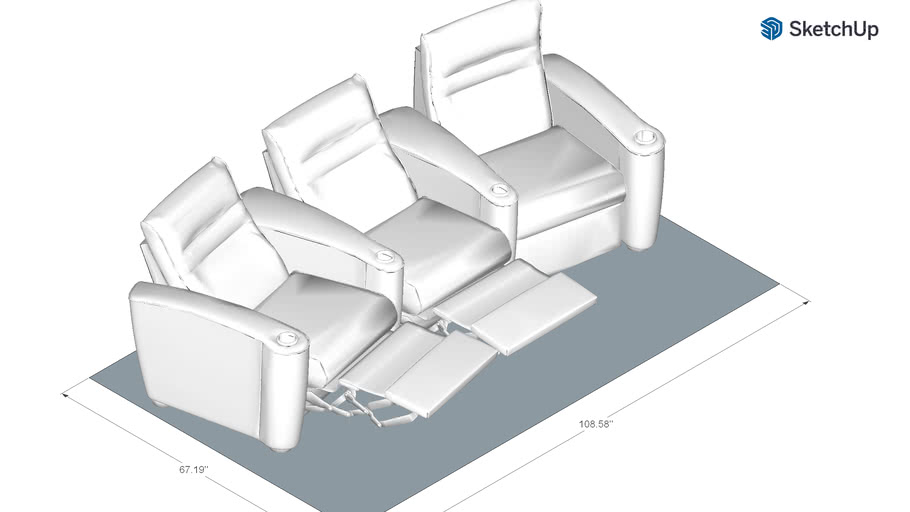 Salamander Designs Seating - Talia Style - Configuration 07 | 3D Warehouse