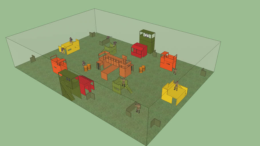 PAINTBALL ARENA 3D Warehouse