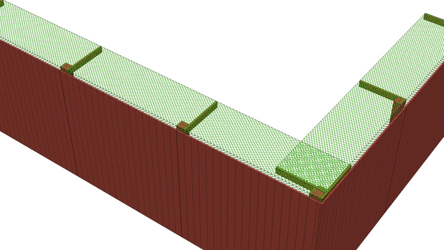 Dog Anticlimb Fence 3D Warehouse