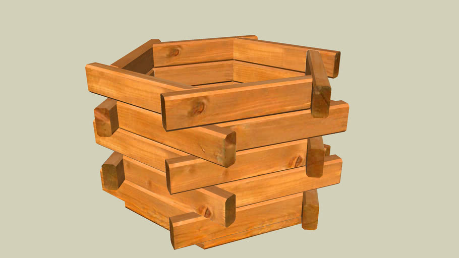 Donica Drewniana 3d Warehouse