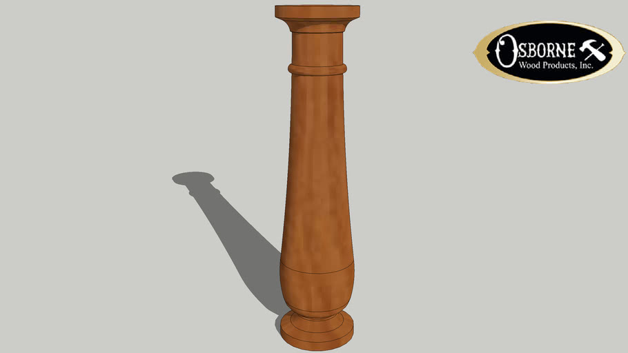 Traditional End Table Leg (21' x 47/8') 3D Warehouse