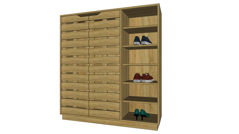 Shoe (1200x350x1300) 3D Warehouse