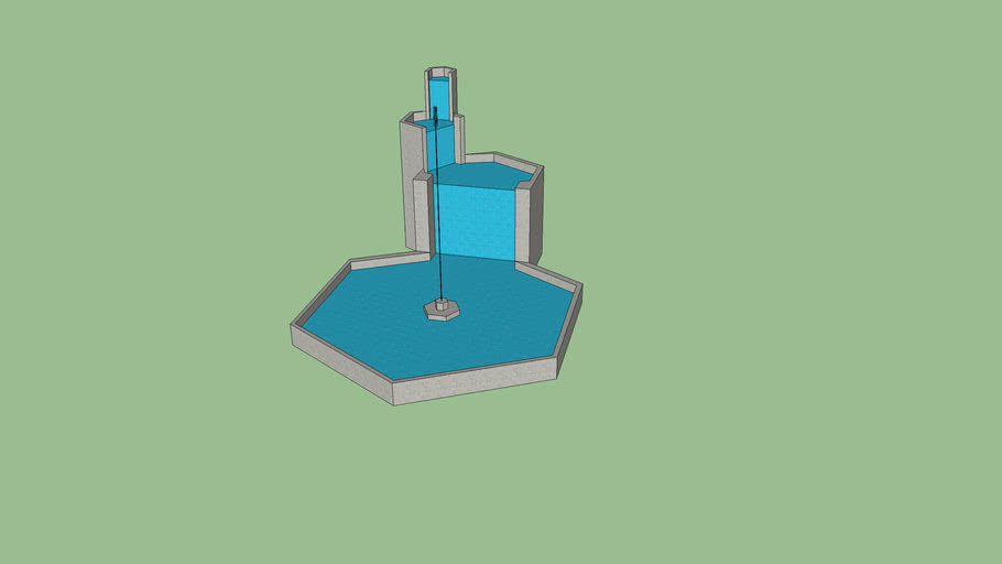 Fountain Hex 3D Warehouse