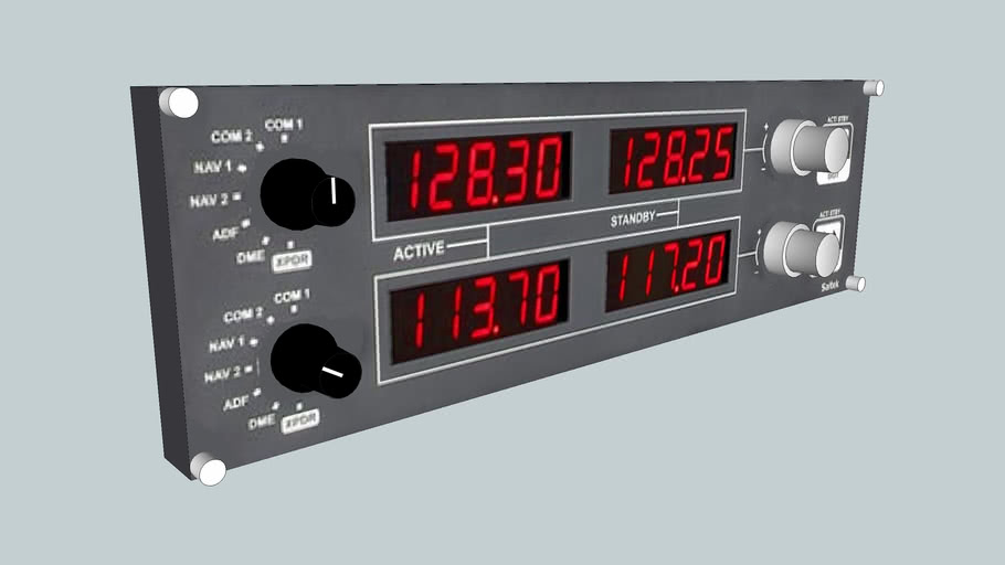 Saitek Pro Flight Radio Panel 3D Warehouse