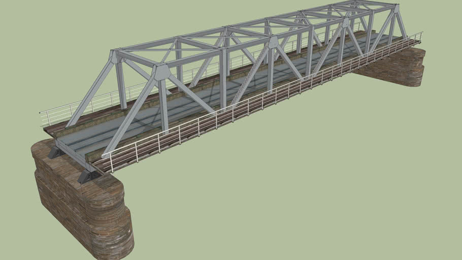 Metal bridge 3D Warehouse