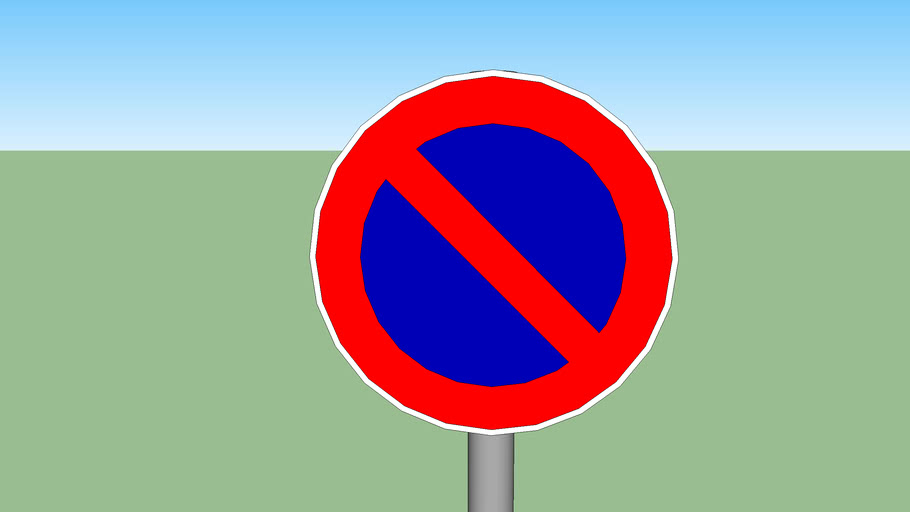 Segnale Divieto Di Sosta 3d Warehouse