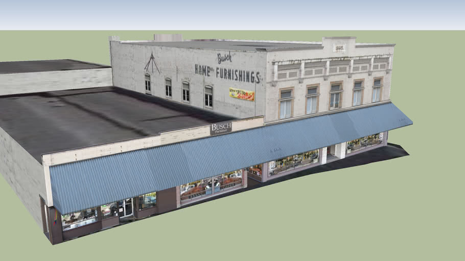 Busch Furniture Store Weinhard Building Oregon City 3D Warehouse