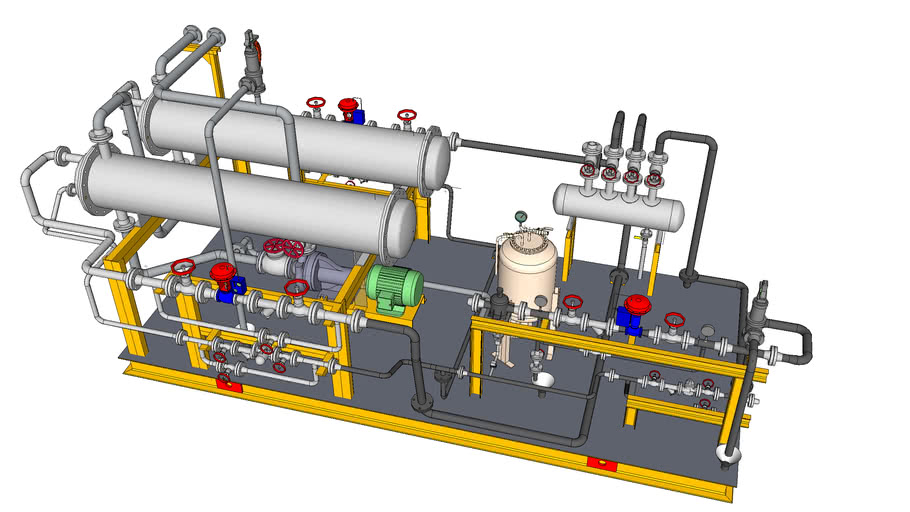 Superheated Water Heater 3D Warehouse