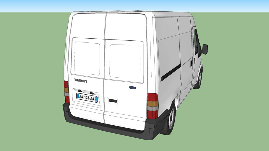 sketchup ford transit