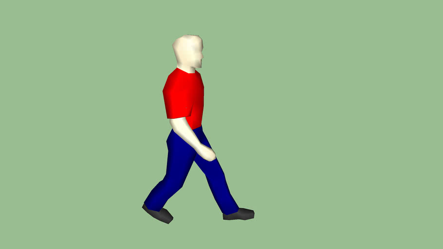 homme qui marche | 3D Warehouse