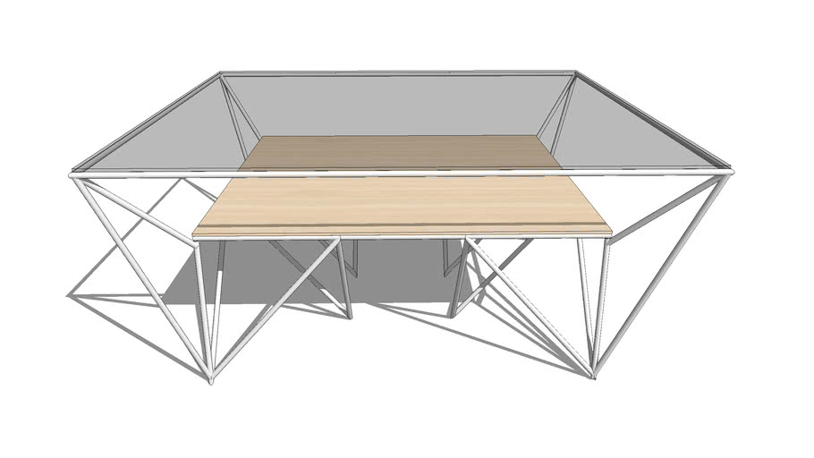 Geometric coffee table | 3D Warehouse