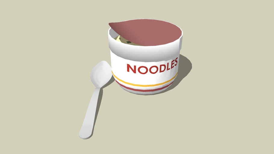 cup noodles 3D Warehouse