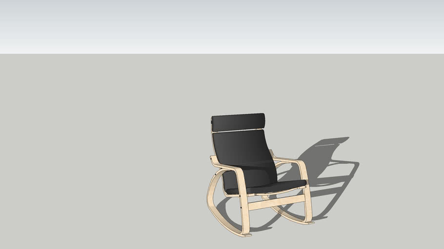 Ikea Poang Rocker 3d Warehouse