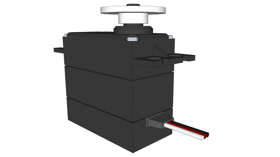 GWS Standard S03N STD Servo 3D Warehouse