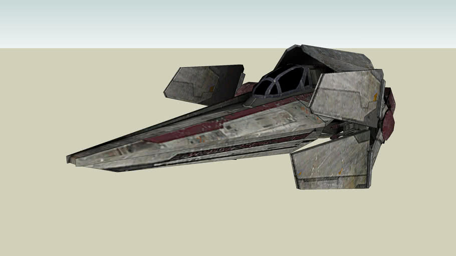 v-wing starship