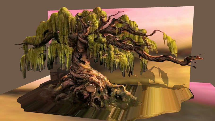 Whomping Willow Harry Potter 3d Model 3d Warehouse - whomping willow textured 3d model roblox