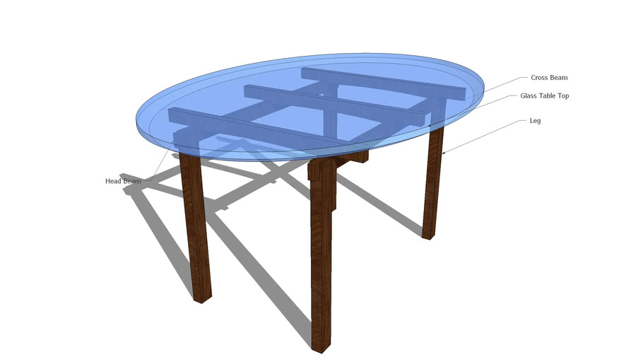 Oval Table Model | 3D Warehouse