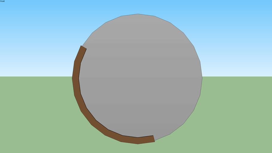 CB2 Kit 24 in Round Mirror | 3D Warehouse