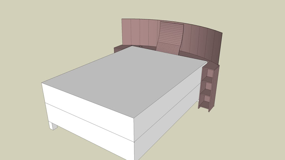 Bay Window Headboard 3D Warehouse