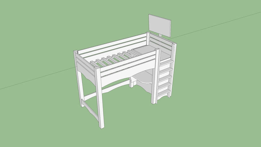 High Rise Bed | 3D Warehouse