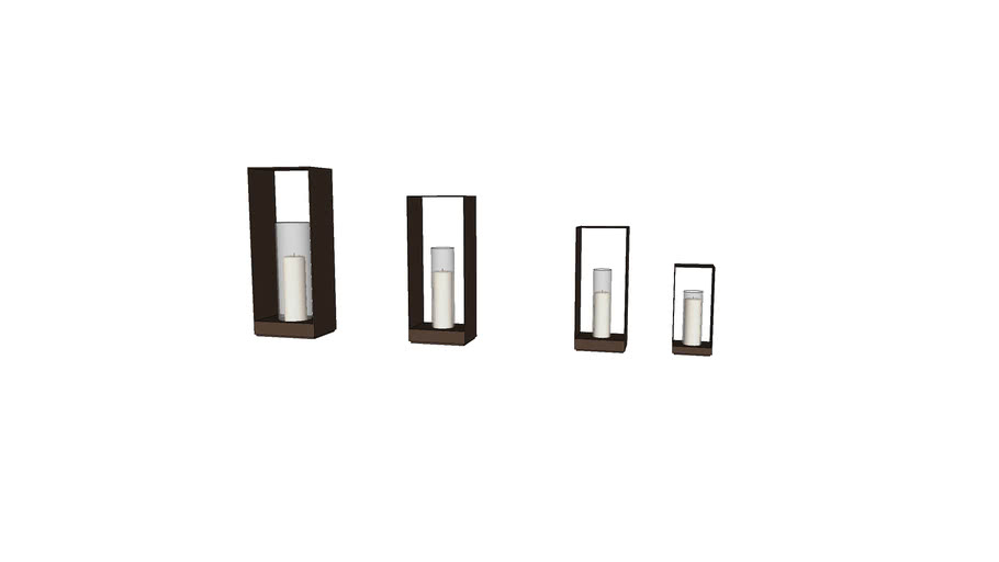 Restoration Hardware Toulon Lanterns 3D Warehouse