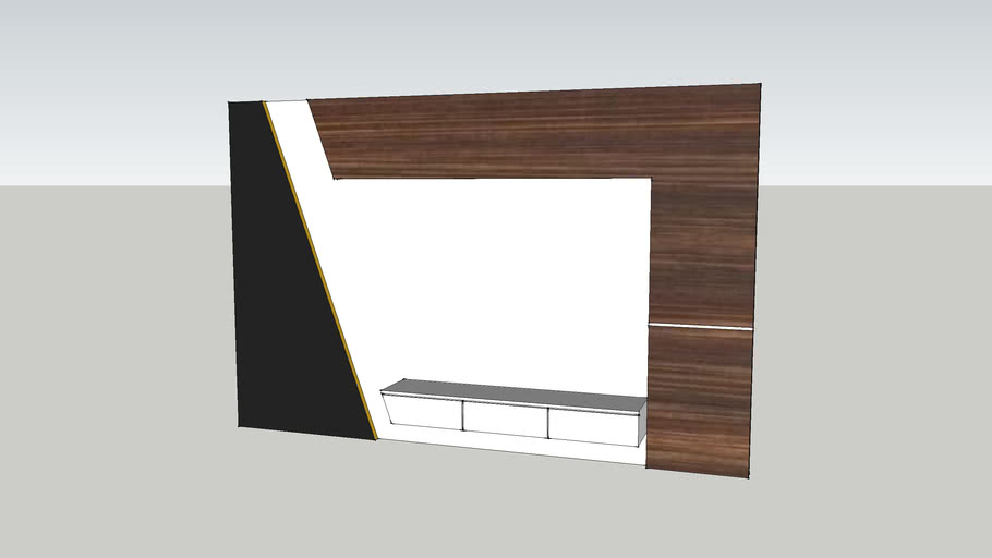 Tv Feature Wall 3D Warehouse