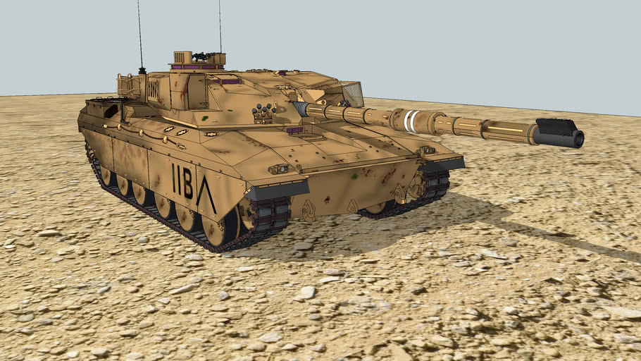 Challenger 1 Tank with Mk2 Barrel | 3D Warehouse