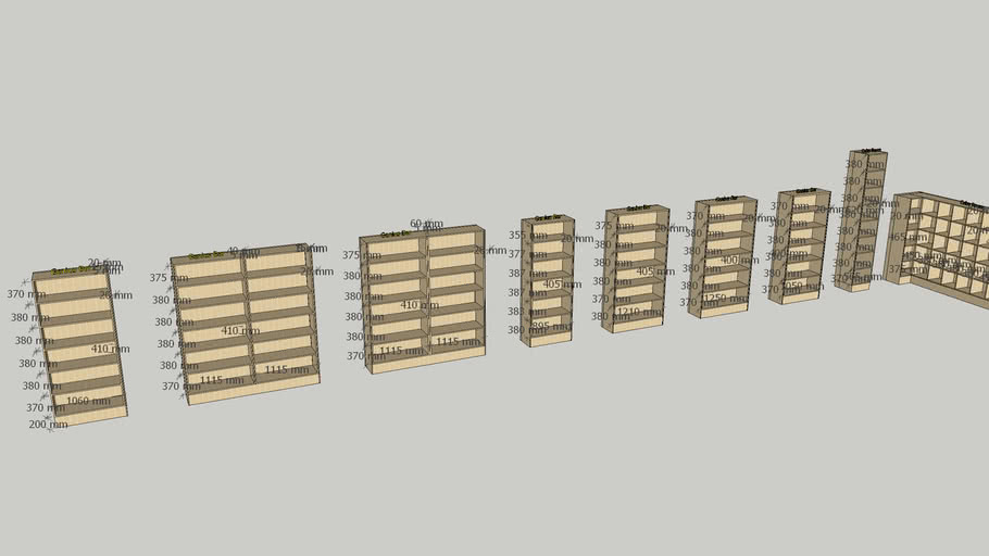 Shelves 3D Warehouse